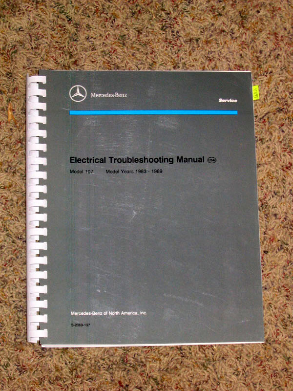 Mercedes-Benz R107 Electrical Troubleshooting Manual